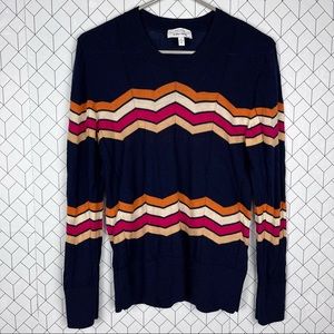 & Other Stories Wool Chevron Crewneck Sweater